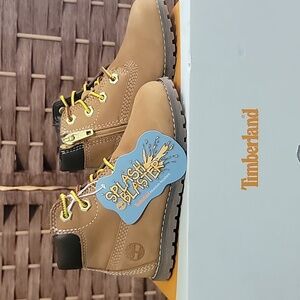 Timberland Pokey Pine Toddler Mid Lace/Zip Boot Wheat